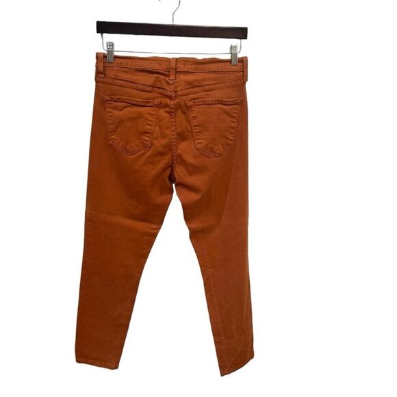 Flying Monkey Women's Orange Rust Low Rise Stretch Jeans Size 29 - Picture 3 of 10